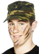 Camouflage Army Cap Costume Hat for Adults