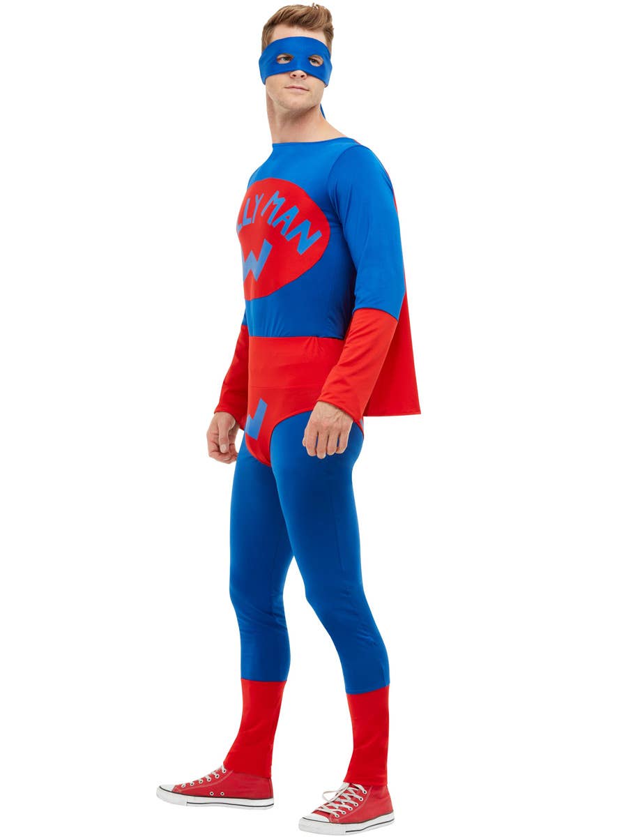 Men's Wally Man Superhero Fancy Dress Costume - Image 3