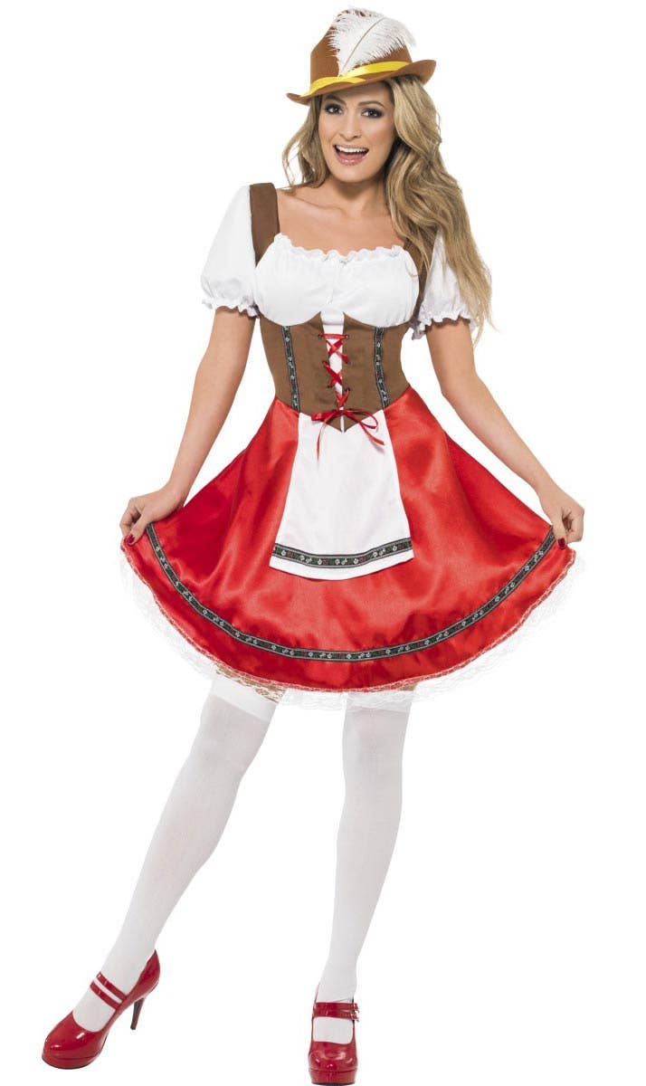 Womens Beer Wench German Oktoberfest Costume - Main Image