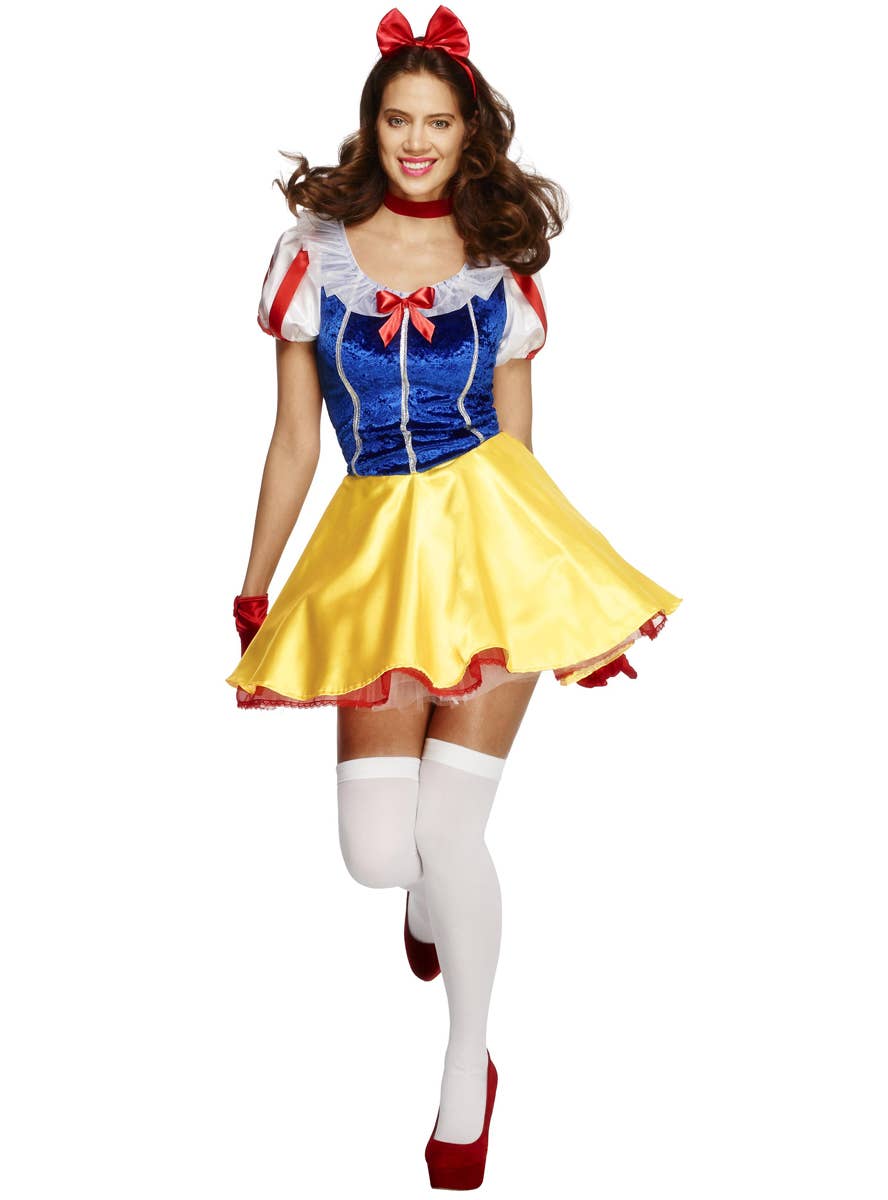 Women's Sexy Fairytale Snow White Costume Main Image