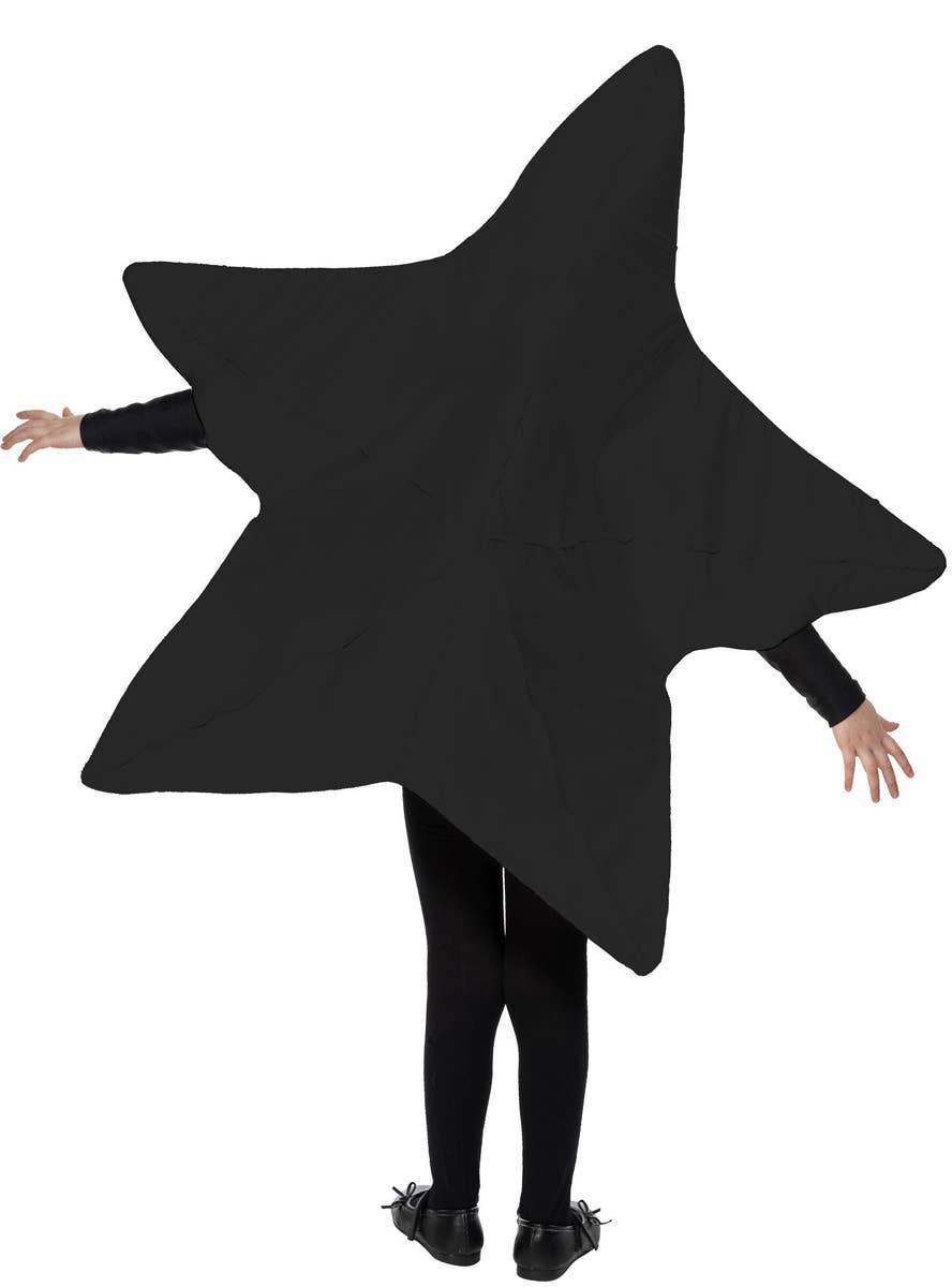 Kids Golden Christmas Star Fancy Dress Costume Back Image