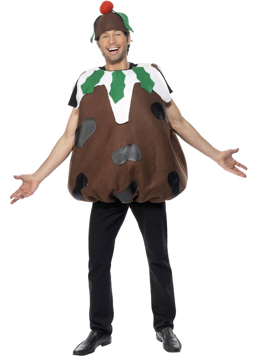 Adults Funny Christmas Pudding Costume | Christmas Costume for Adults Adults Funny Christmas Pudding Costume | Christmas Costume for Adults