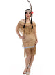 Women's Native American Indian Fancy Dress Costume Main View
