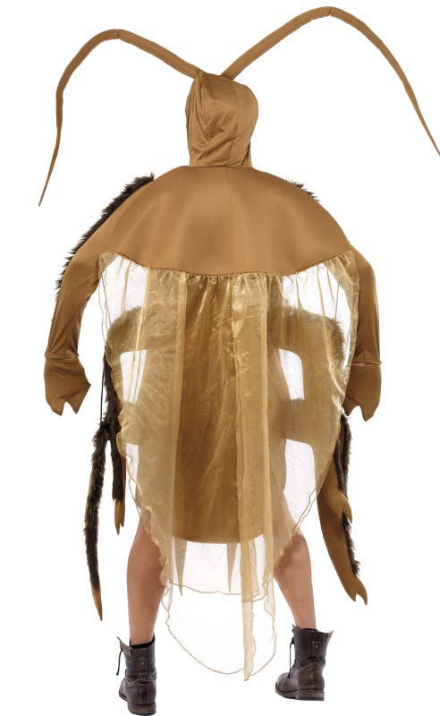 Men's Novelty Cockroach Bug Costume Back View