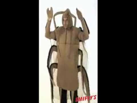 Men's Novelty Cockroach Bug Costume Product Video