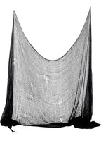 Creepy Cloth Black Halloween Net Decoration