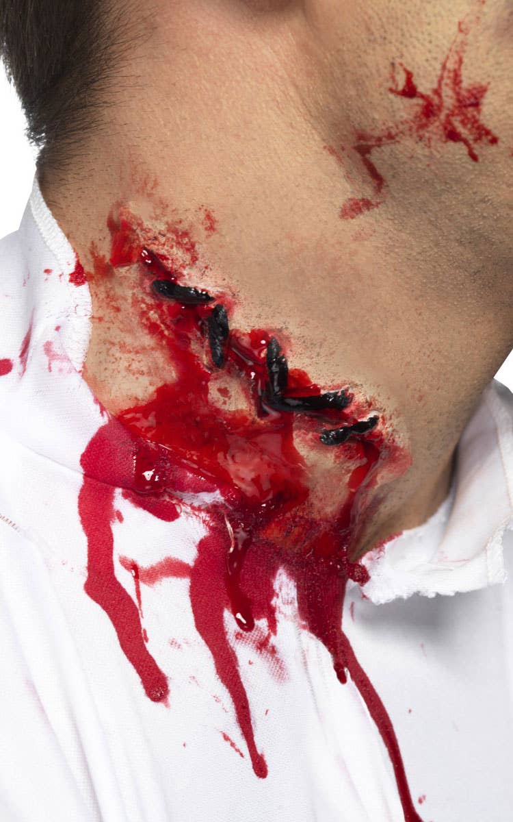 Special Effects Bloody Stitches Halloween Prosthetic