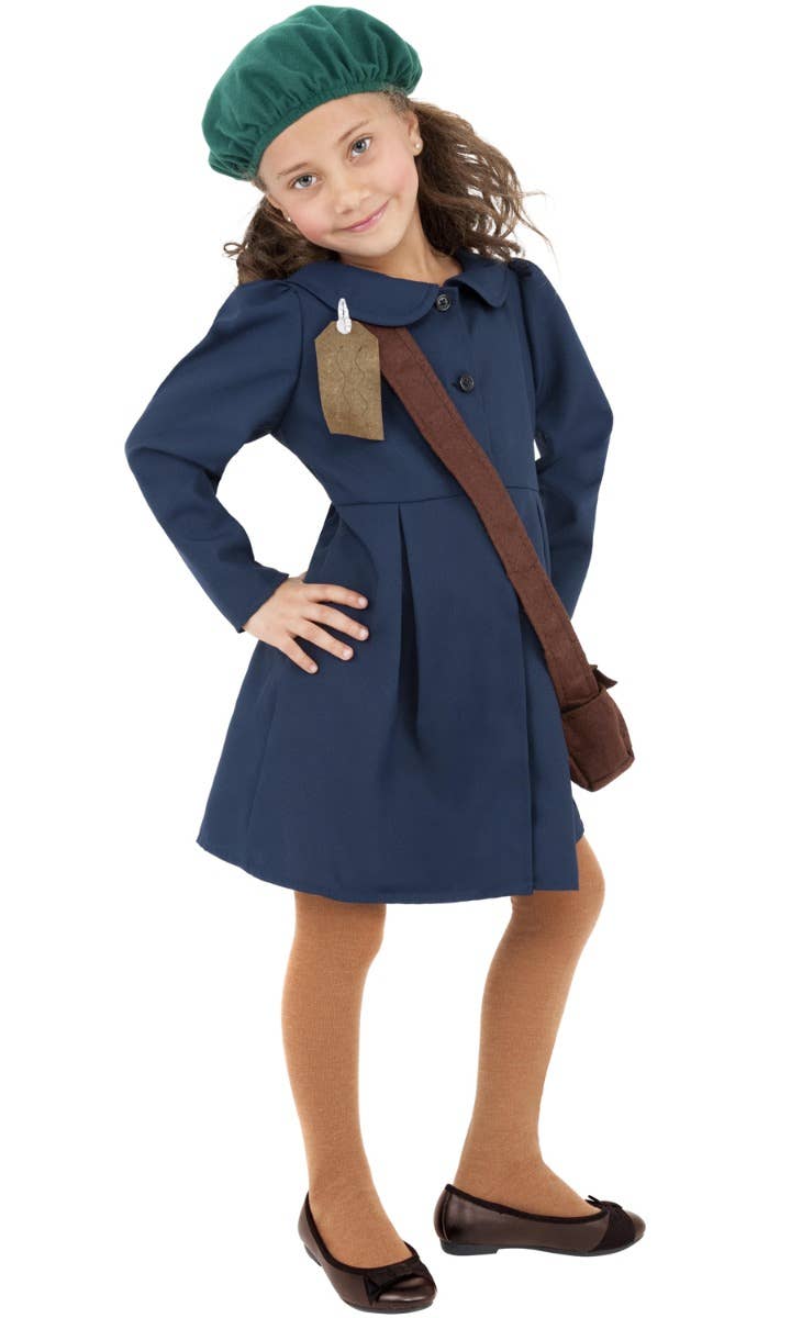 World War II Evacuee Costumes for Girls - Front Image