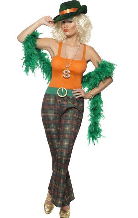 Womens Pimpette Hangster Fancy Dress Costume - Main Image