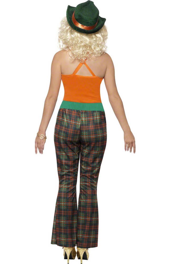 Womens Pimpette Hangster Fancy Dress Costume - Back Image