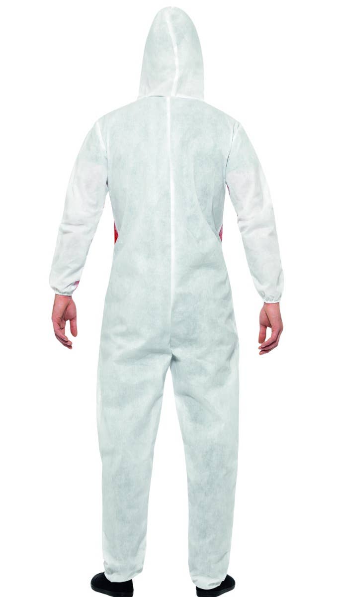 Image of Bloody Forensic Men's Halloween Fancy Dress Costume - Back View