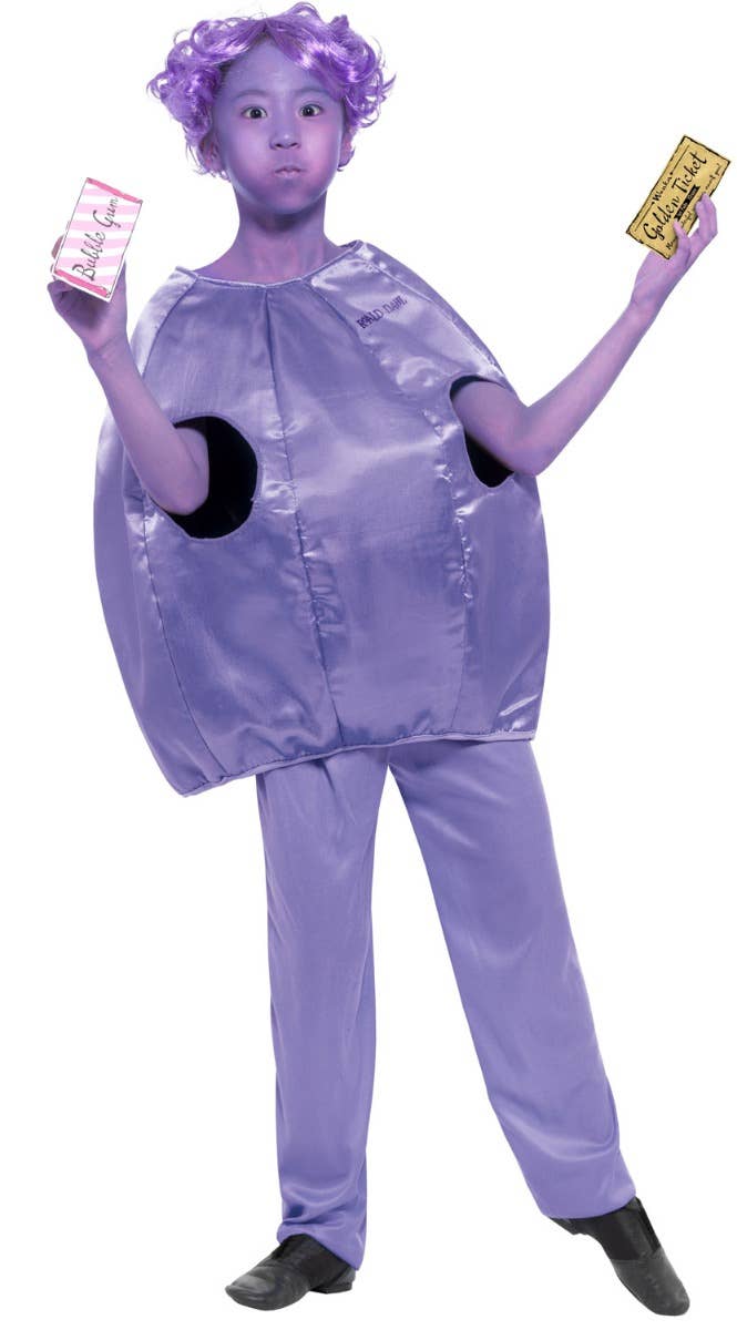 Girls Willy Wonka Violet Beauregarde Costume | KIDS BOOK WEEK COSTUMES