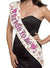 Deluxe Hen's Night Vintage Floral Print Bride To Be Party Sash