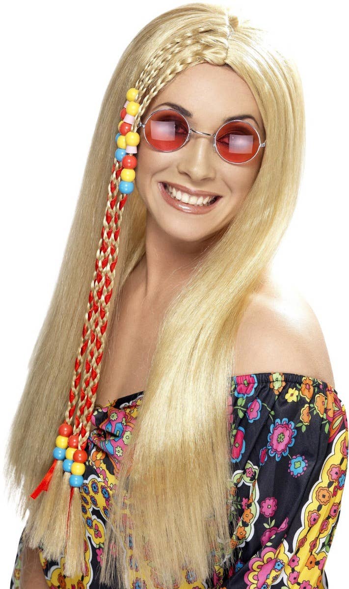 Wig - Blond hippie girl main image 1