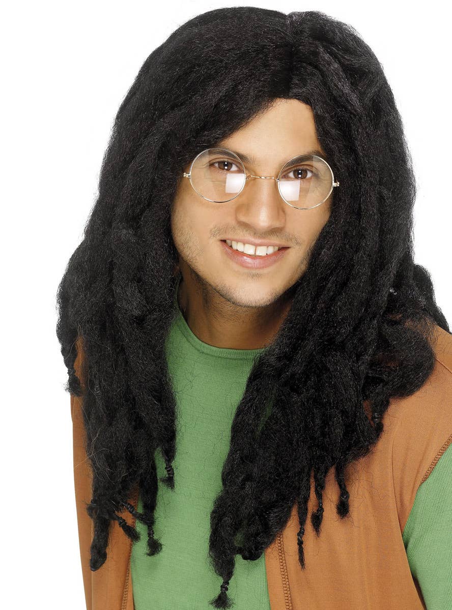 Rasta Dreadlocks Wig Hat – Bob Marley Reggae Costume Accessory