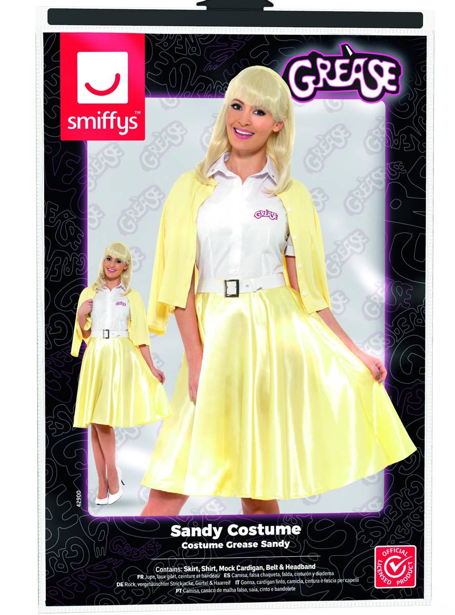 Yellow Sandra Dee Womens Costume Grease Movie Costume For Women yellow-sandra-dee-womens-costume-grease-movie-costume-for-women