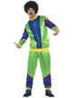 Men's Green 80's Shell Suit Costume Front Image