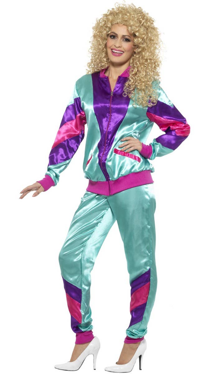 Height of 80s Shell Suit for Women -  Side Front