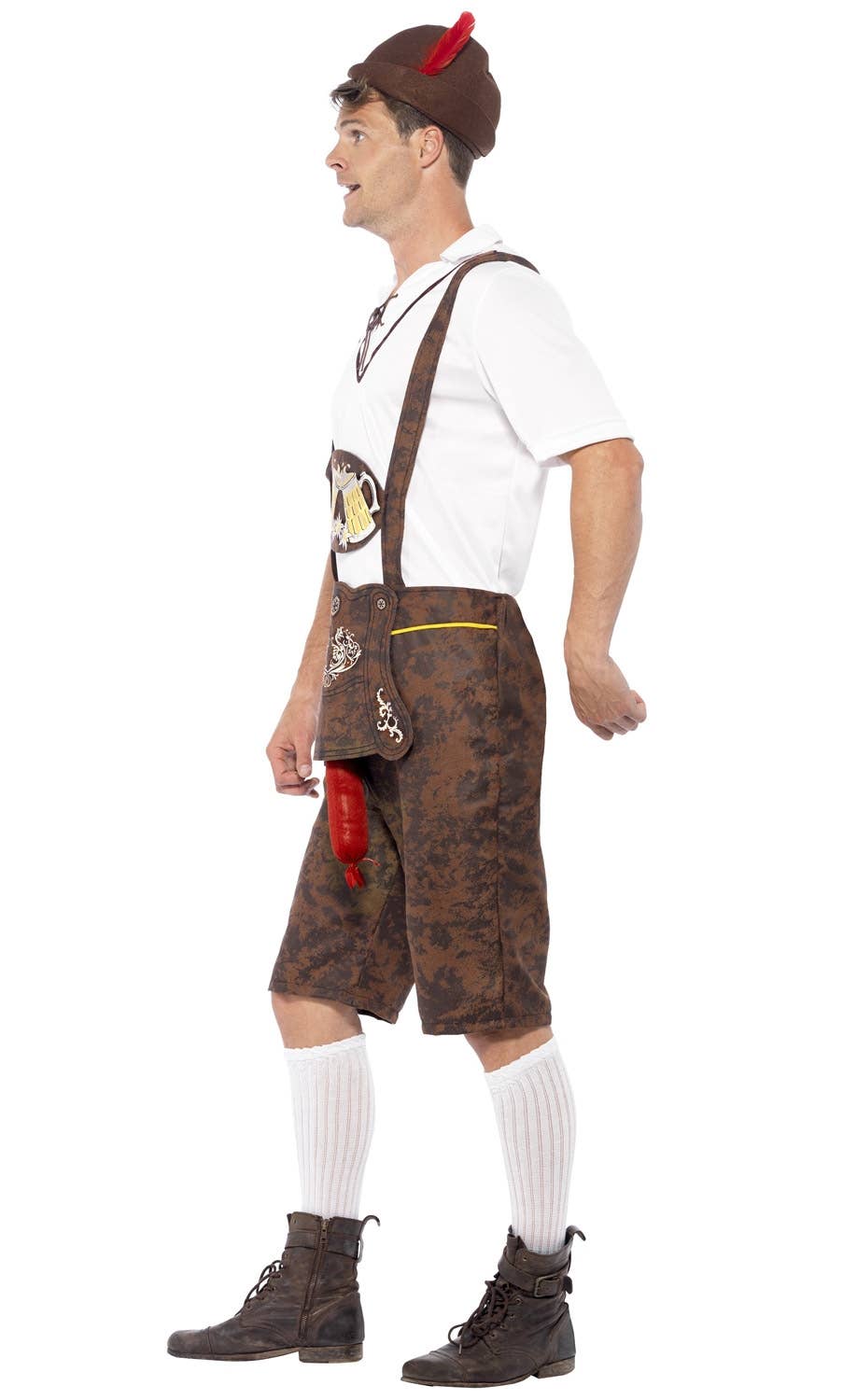 Brad Wurst Funny German Lederhosen Oktoberfest Costume Image 3