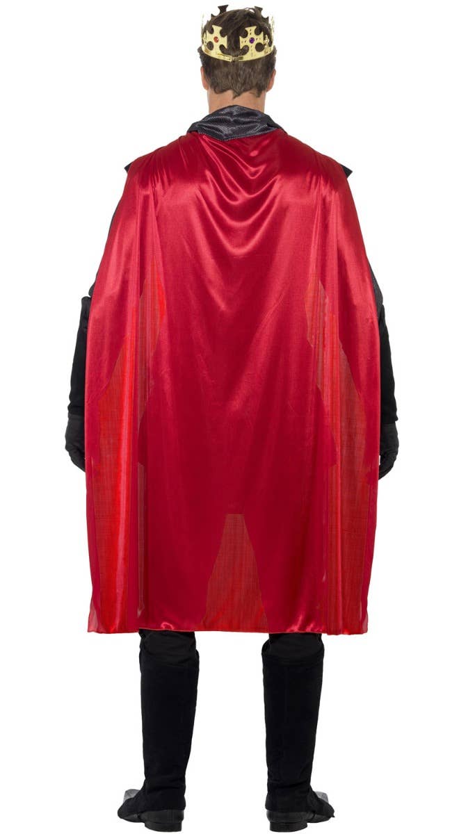 Men's Deluxe Medieval King Arthur Fancy Dress Costume Back Image