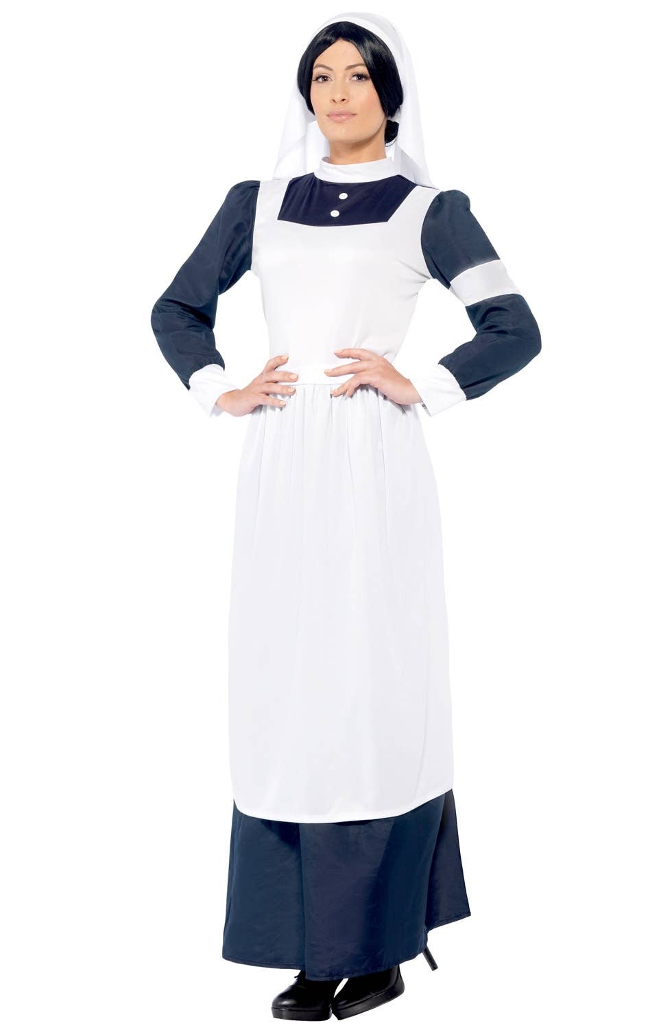 Women's Vintage World War 1 Nurse Costume Alt Image