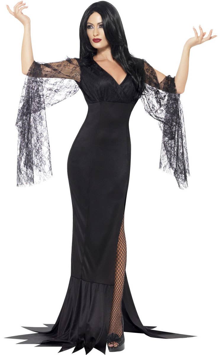 Women's Immortal Soul Gothic Witch Halloween Costume Front View