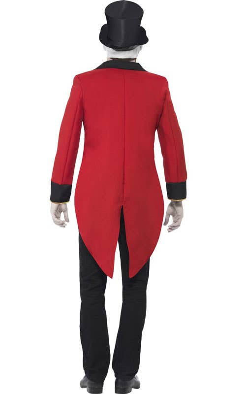 Men's Evil Ringmaster Halloween Fancy Dress Costume Back