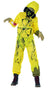 Boys Yellow Toxic Waste Zombie Hazmat Suit Halloween Costume Front Image