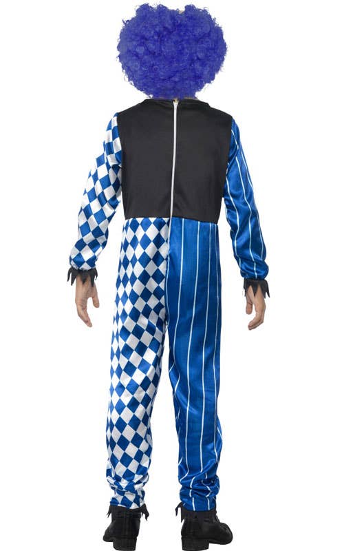 Scary Clown Boy's Costume Dress Up Back View