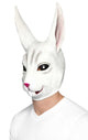 Funny White Rabbit Latex Costume Mask For Adult's