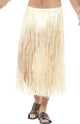 Natural Hawaiian Grass Skirt with Plain Waistband