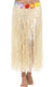 Natural Hawaiian Grass Skirt with Multicoloured Flowers