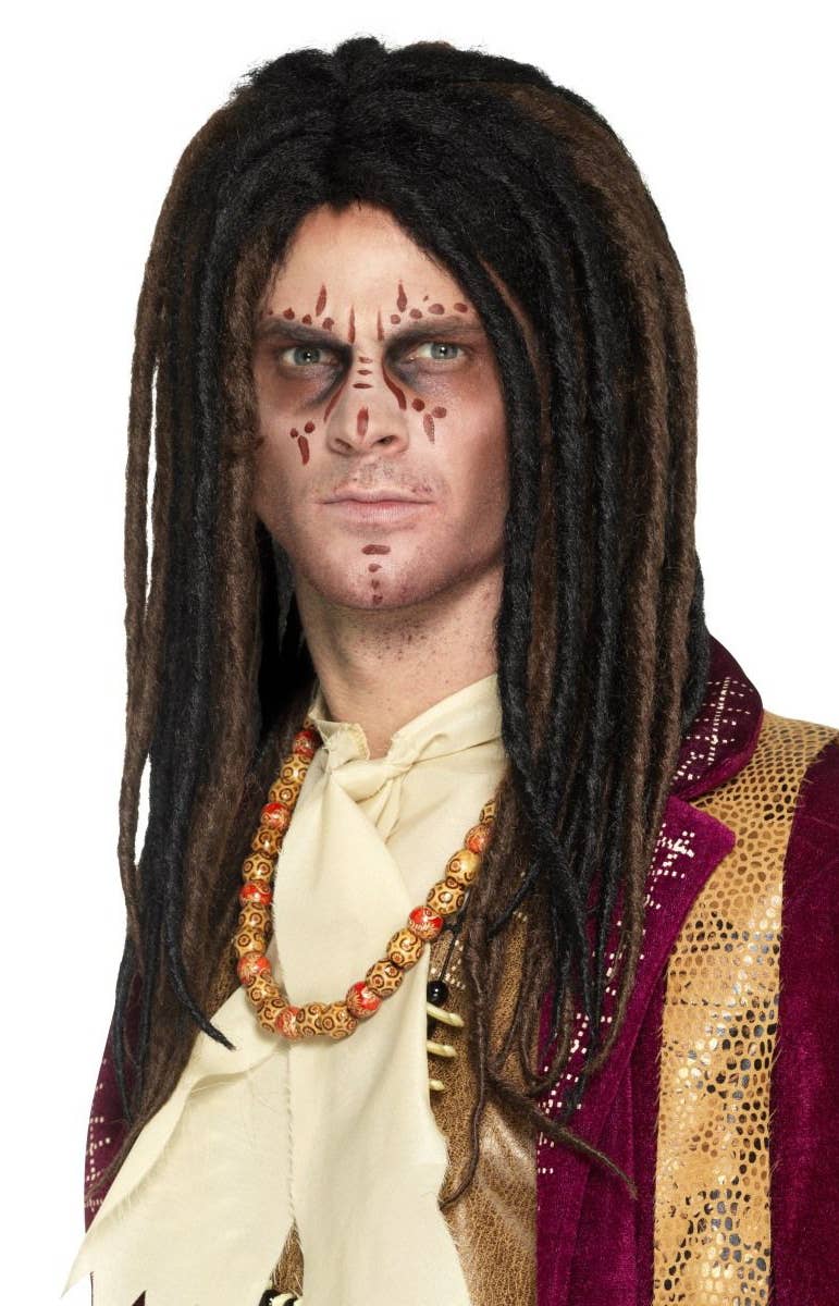 Image of Voodoo Dreadlocks Mens Deluxe Costume Wig