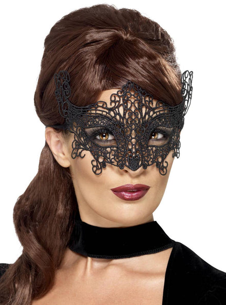 Black Lace Masquerade Mask