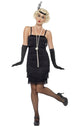 1920s Black Gatsby Flapper Costume - Image 1