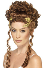 Gold Laurel Wreath Metal Headpiece Costume Accessory