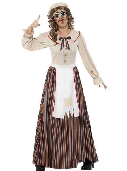 Possessed Judy Women's Evil Puppet Punch and Judy Costume Main Image