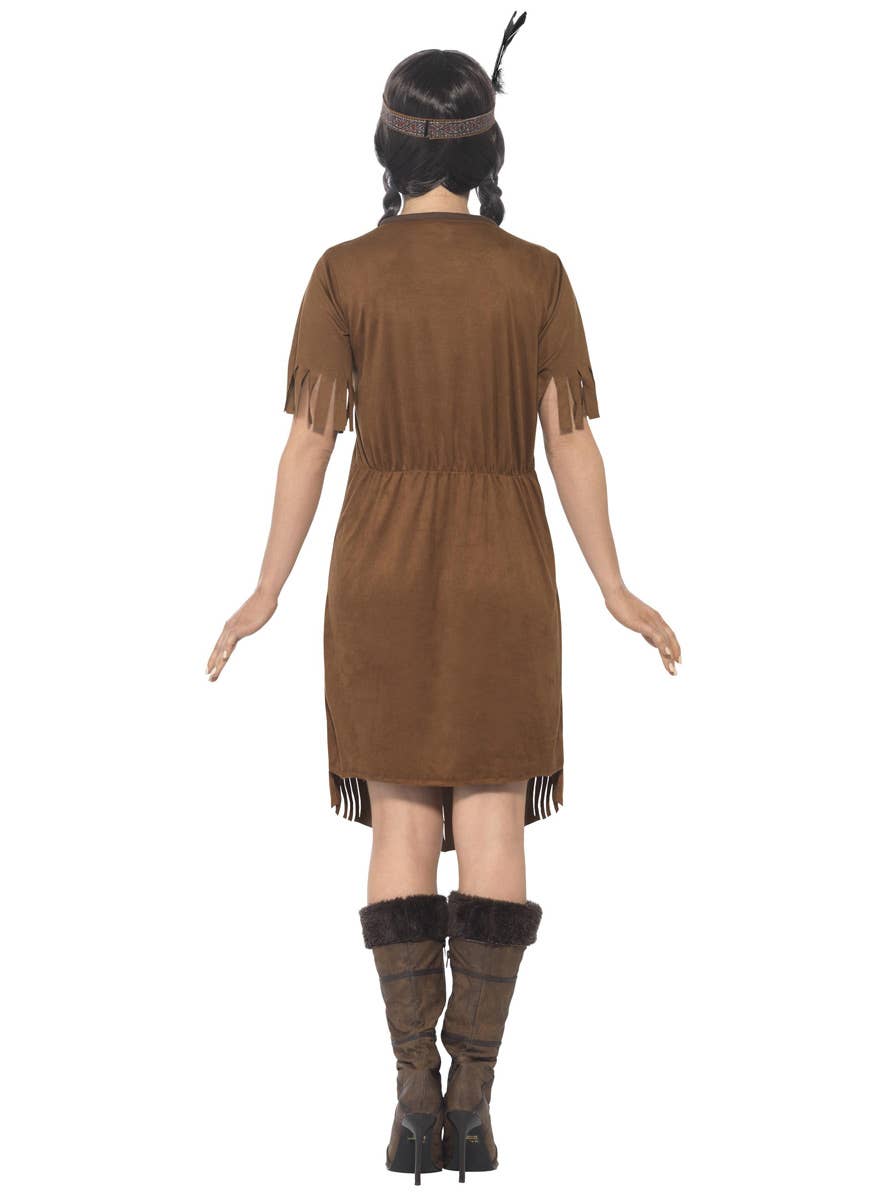 Native Indian Princess Women's Costume Back Image