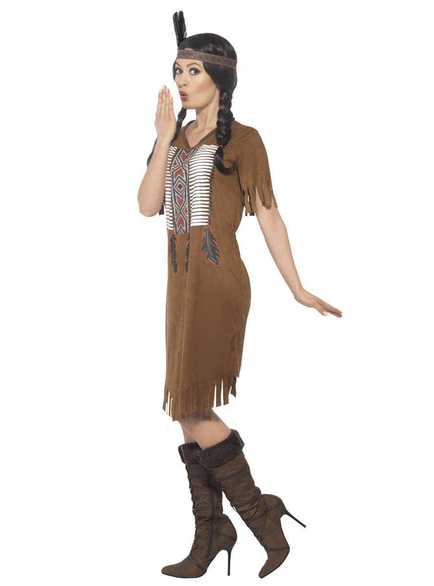 Native Indian Princess Women's Costume Side Image