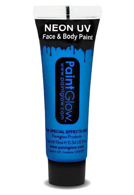 Fluro Blue Blacklight Reactive Face and Body Cream Paint Main Image