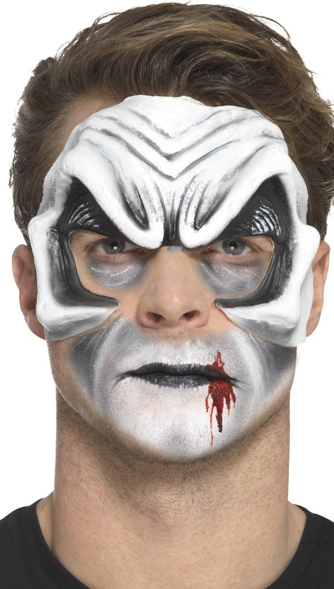 White And Black Vampire Prosthetic Halloween Special Effects Costume Accessory Image 3
