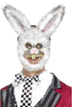 Scary Evil White Bunny Rabbit Halloween Costume Mask Accessory Main Image