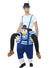 Funny Men's Bavarian Piggyback Oktoberfest Fancy Dress Costume Front View 1 