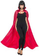 Red Satin Devil Cape Halloween Costume Accessory Main Image