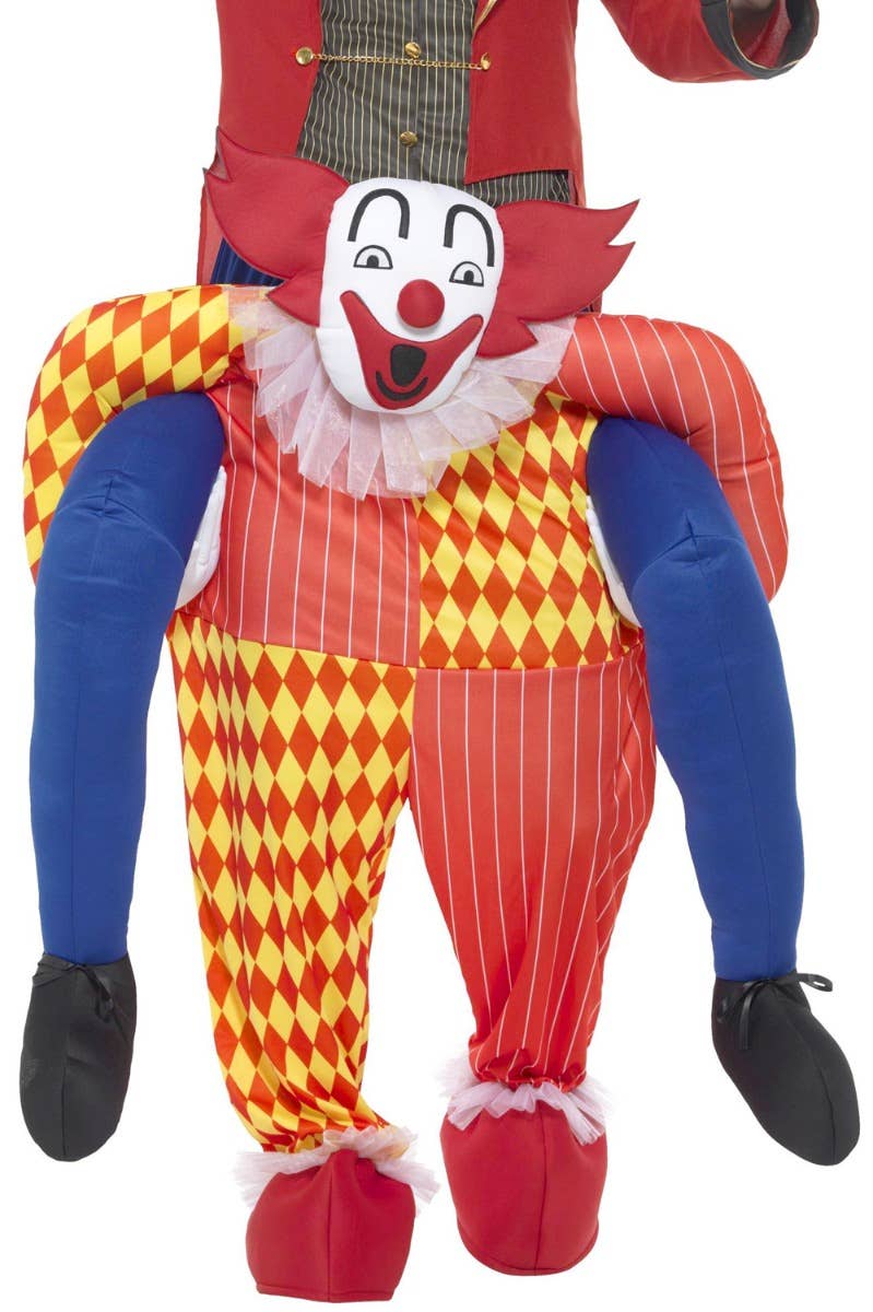 Colourful Ride On Clown Costume | Mens Piggyback Clown Dress Up