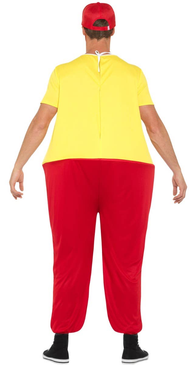 Adult's Tweedledee or Tweedledum Alice in Wonderland Fancy Dress Costume Back View