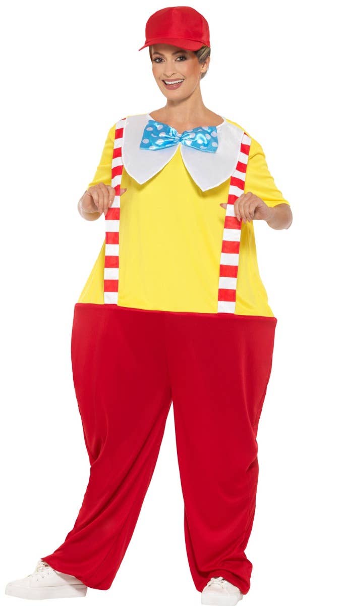 Adult's Tweedledee or Tweedledum Alice in Wonderland Fancy Dress Costume Alternative Front View 3