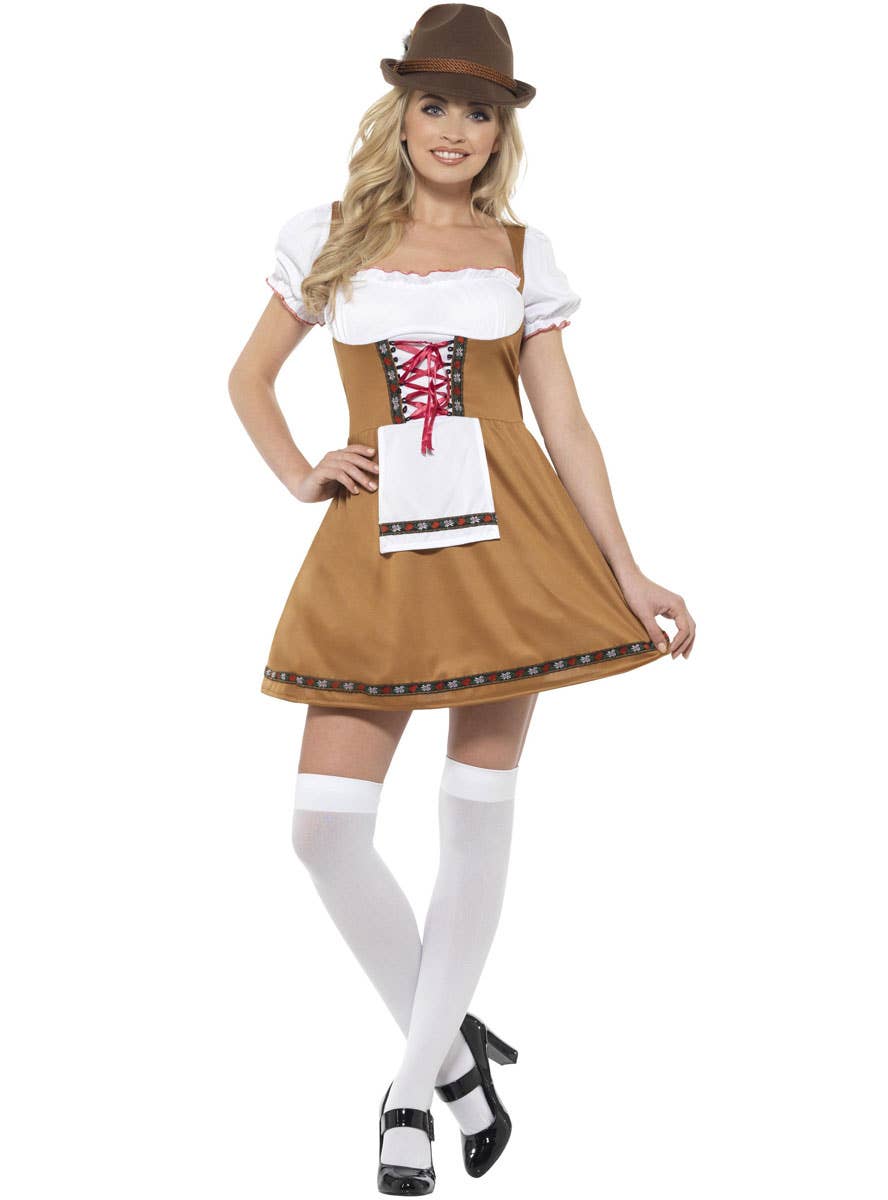 Bavarian Beer Maid Womens German Oktoberfest Costume - Main Image