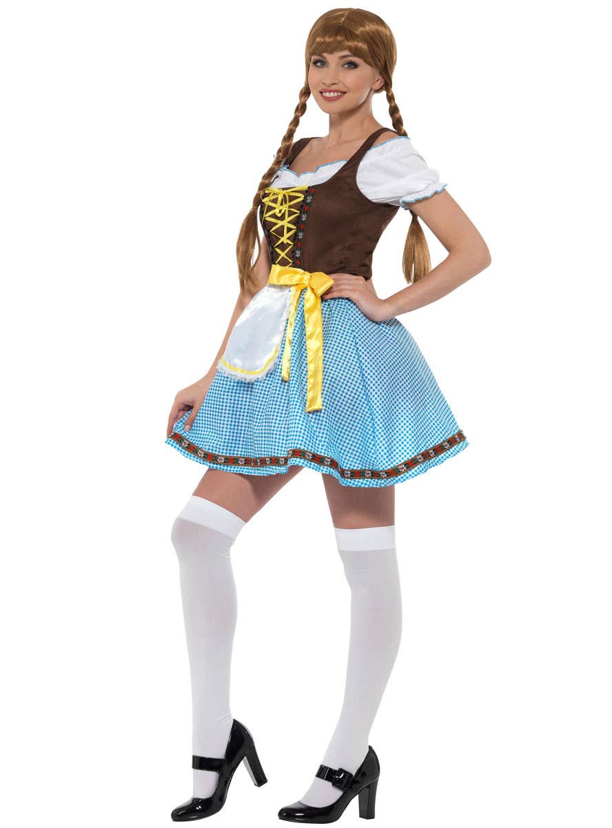 Oktoberfest Women's Olga Bavarian Fancy Dress Costume Front View 1