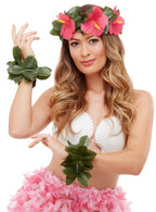 Pink Flower Luau Tiki Kit Main Image